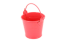 Mini seau en métal rouge - Supports en Métal - 10doigts.fr