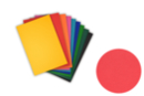 Papier coloré 220 gr ,10 couleurs assorties - 35 x 50 cm - 60 feuilles - Ramettes de papiers 03162 - 10doigts.fr