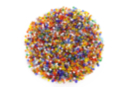 Perles de rocaille lumineuses, couleurs assorties - 9000 perles - Perles Rocaille 11169 - 10doigts.fr