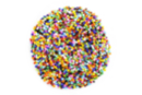 Perles de rocaille opaques, couleurs assorties - 9000 perles - Perles Rocaille 11181 - 10doigts.fr
