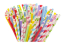 Pailles en carton - Set de 100 - Vaisselle jetable et réutilisable - 10doigts.fr