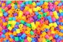Perles à repasser XL, couleurs fluo - 1000 perles  - Perles à repasser 1 cm - 10doigts.fr