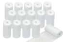 Bandes plâtrées blanches 10 cm x 3 m - Lot de 15 - Plâtre 55573 - 10doigts.fr
