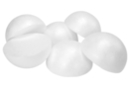Demi-boules en polystyrène Ø 5.5 cm - 6 pièces - Boules en polystyrène - 10doigts.fr