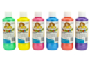 Peinture textile, flacon de 250 ml - 6 couleurs nacrées - Peinture textile 35096 - 10doigts.fr