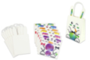 Set de 6 sachets lapins + gommettes - Kits créatifs Pâques - 10doigts.fr