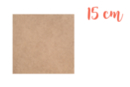 Support carré en médium MDF 15 x 15 cm - Silhouettes en bois 01008 - 10doigts.fr