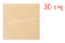 Support carré en bois 30 x 30 cm - Silhouettes en bois 18609 - 10doigts.fr