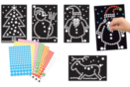 Tableaux "Noël"- Set de 4 tableaux - Kits carteries 18707 - 10doigts.fr