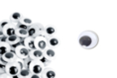 Yeux mobiles noirs Ø 18 mm - 50 yeux - Yeux mobiles - 10doigts.fr