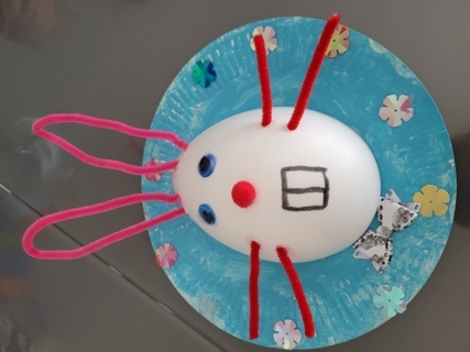 Lapin de pâques - Créations d'enfant - 10doigts.fr