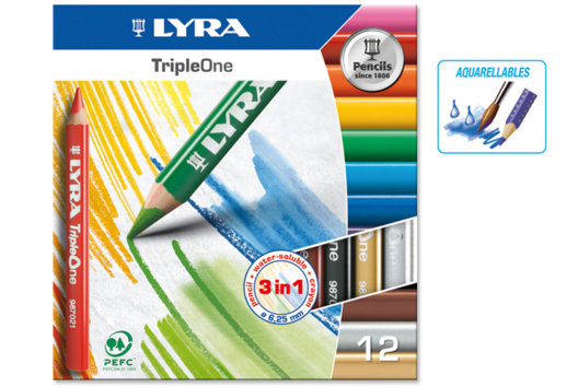 Crayons aquarelles - Crayons, Pastels, Cires... - 10doigts.fr