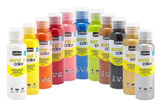 Peinture acrylique Brillante - Peinture acrylique - 10doigts.fr