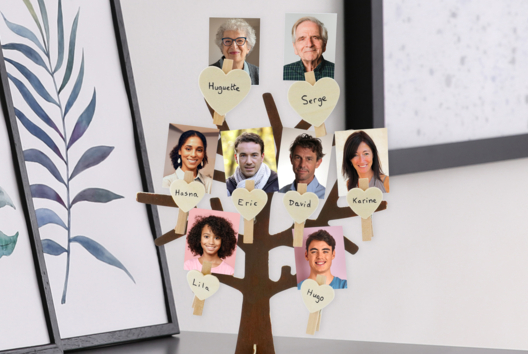 Activité enfant famille Arbre généalogique - Activités manuelles fête des mères - 10doigts.fr - 2