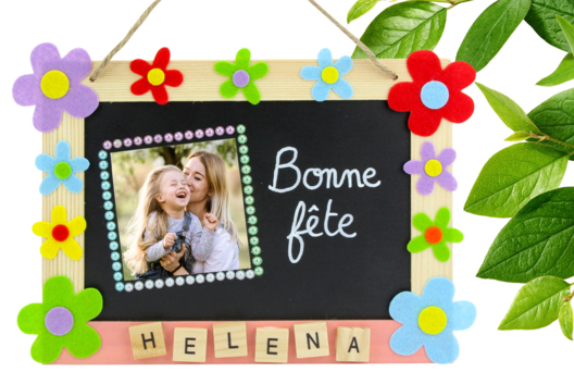 ardoise cadeau fête des mères enfants - Activités manuelles fête des mères - 10doigts.fr