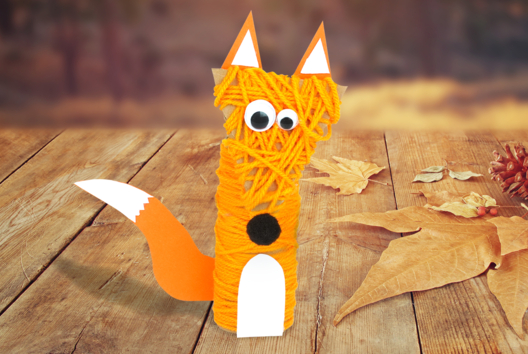 Bricolage Enfant Automne Renard - Activités manuelles Automne - 10doigts.fr - 2