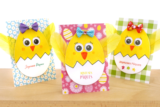 bricolage pâques enfants poussin DIY - Activités manuelles Pâques - 10doigts.fr - 2