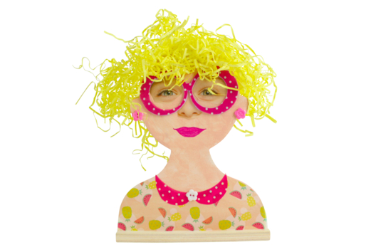 buste maman cadeau bricolage fête des mères - Activités manuelles fête des mères - 10doigts.fr