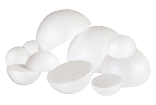 Boules en polystyrène - Polystyrène - Supports à décorer - 10doigts.fr