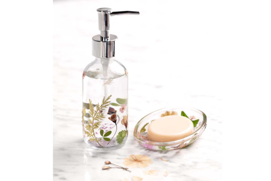 distributeur de savon fleurs - Activités manuelles fête des mères - 10doigts.fr