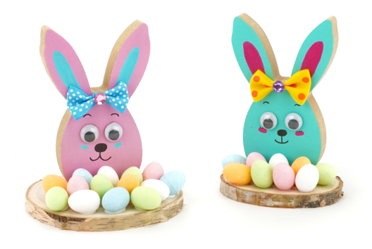DIY lapin pâques activité facile enfant - Activités manuelles Pâques - 10doigts.fr - 2