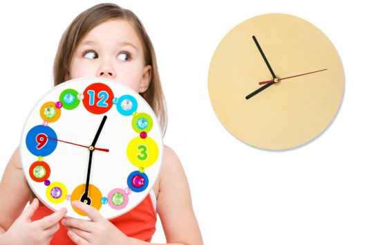 Horloges en bois - Supports en bois - 10doigts.fr