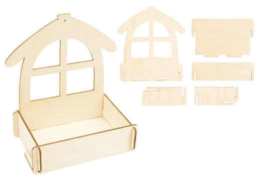 Nichoirs en bois - Supports en bois - 10doigts.fr