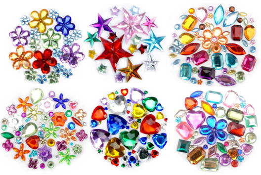 Strass et Paillettes de fêtes - Matériel décoratif de Noël - 10doigts.fr