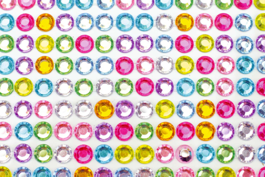 Strass autocollants - Paillettes et strass - 10doigts.fr
