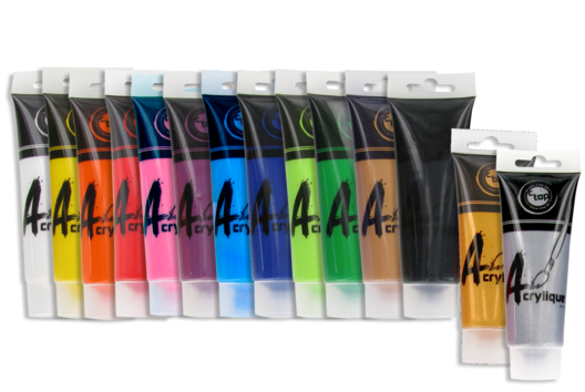 Peinture acrylique mate - Peinture acrylique - 10doigts.fr