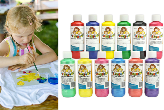 Peinture textile - Peintures - 10doigts.fr