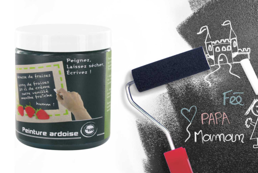 Peinture ardoise et craie - Peintures à effets - 10doigts.fr