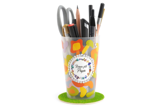 pot à crayons cadeau enfants fête des mères pères - Activités manuelles fête des pères - 10doigts.fr - 2