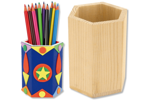 Pot à crayons circus - Activités manuelles objets décorés - 10doigts.fr - 2