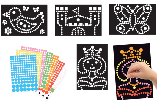 Kits créatifs gommettes - Gommettes, stickers - 10doigts.fr