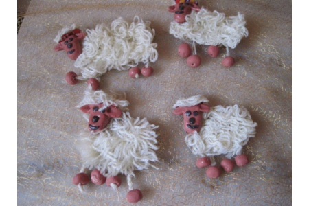 les moutons - Cadres - 10doigts.fr
