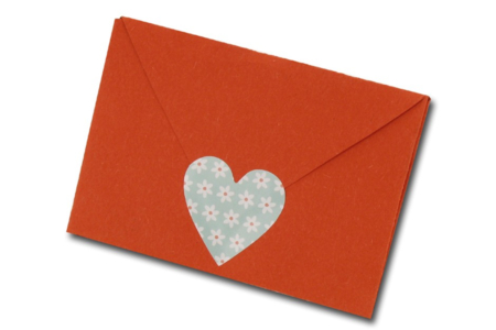 Enveloppe Coeur - Activités manuelles fête des mères – 10doigts.fr