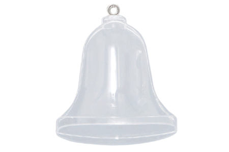 Cloche en plastique transparent à suspendre - Formes à garnir - Plastique – 10doigts.fr