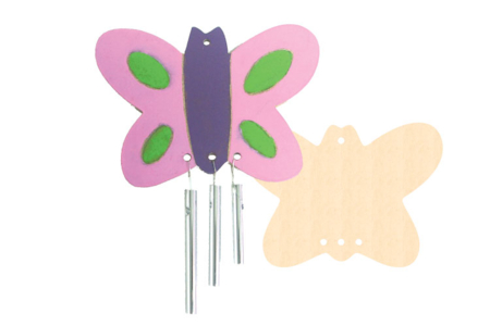 Kit Carillon papillon - Suspensions décoratives en bois – 10doigts.fr