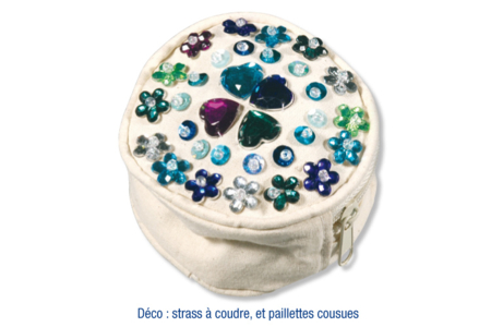 Porte monnaie déco strass - Activités manuelles fête des mères – 10doigts.fr