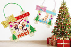 Cadre de Noël à accrocher dans le sapin - Gommettes Noël - 10doigts.fr - 2