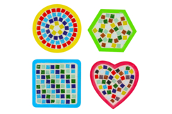 carreaux de mosaiques coeur - Objets bois pour la cuisine - 10doigts.fr