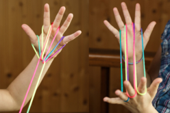 Corde arc-en-ciel - Jeu de ficelle - 10doigts.fr - 2