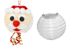 lampion père noël - Lampions - 10doigts.fr