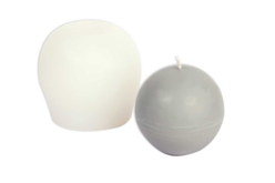 Moule bougie - boule 3D - Moules pour bougies - Bougie - 10doigts.fr