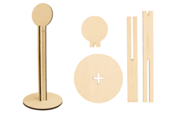 Porte Essuie-Tout en bois à monter  - Objets bois pour la cuisine - 10doigts.fr