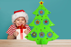 Sapin de Noël en papier mâché - Supports de Noël à décorer - 10doigts.fr - 2