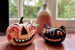 têtes papier mâché halloween - Papier mâché - Pâtes auto-durcissantes - 10doigts.fr - 2