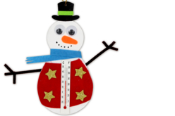 thermomètre noël - Kits créatifs de Noël - 10doigts.fr - 2