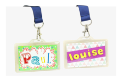 tours de cou à personnaliser - Plastique Transparent - 10doigts.fr - 2